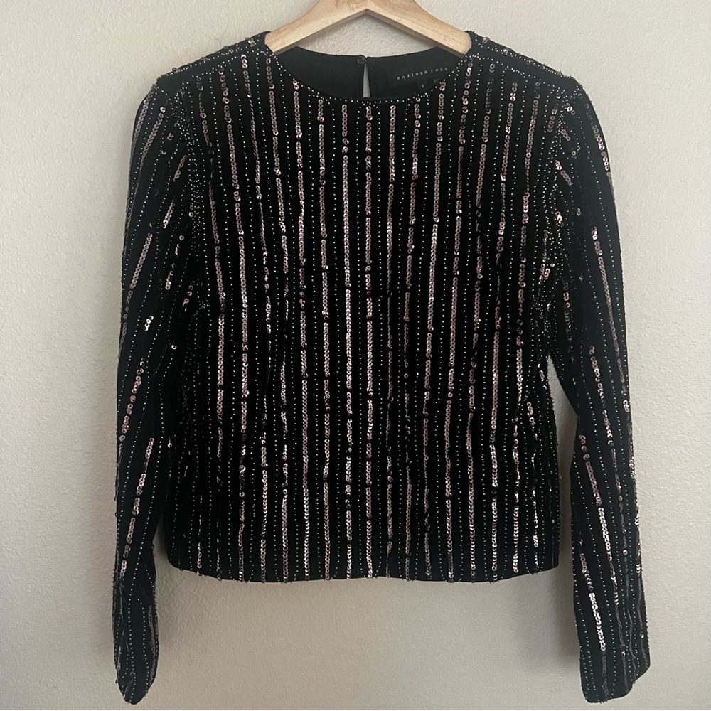 Endless Rose Sequin Velvet Top